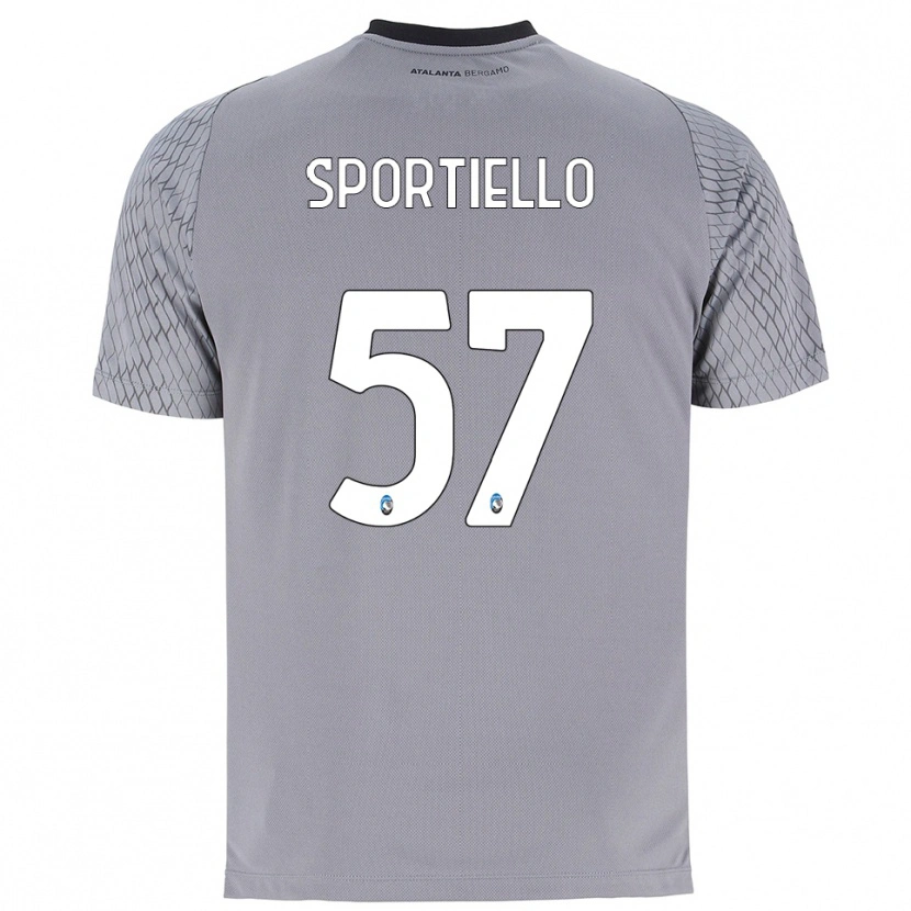 Danxen Dames Marco Sportiello #57 Grijs Blauw Rood Keepersshirt 2025/26 T-Shirt België