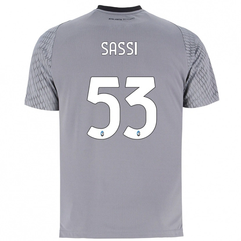 Danxen Dames Jacopo Sassi #53 Grijs Blauw Rood Keepersshirt 2025/26 T-Shirt België