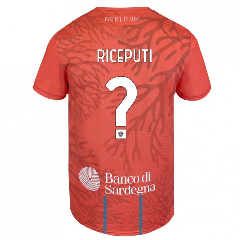 Danxen Dames Davide Riceputi #0 Oranje Rood Wit Keepersshirt 2025/26 T-Shirt België