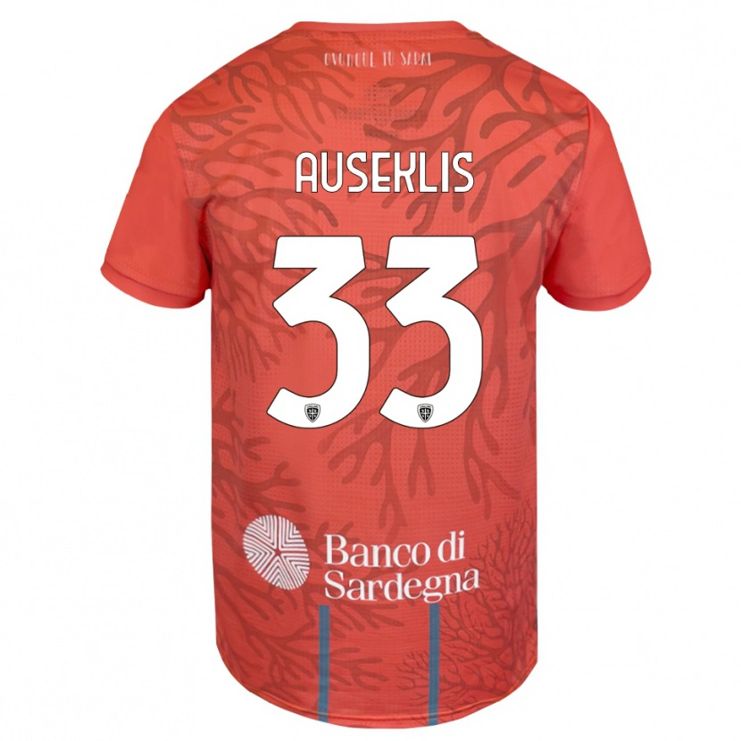 Danxen Dames Henrijs Auseklis #33 Oranje Rood Wit Keepersshirt 2025/26 T-Shirt België