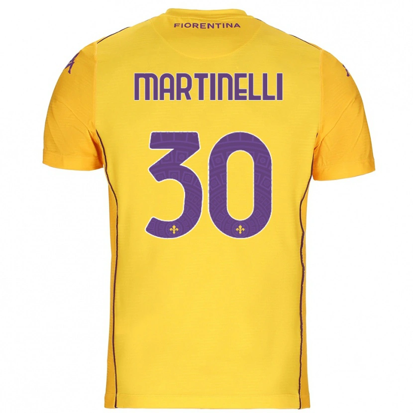 Danxen Dames Tommaso Martinelli #30 Oranje Geel Paars Keepersshirt 2025/26 T-Shirt België