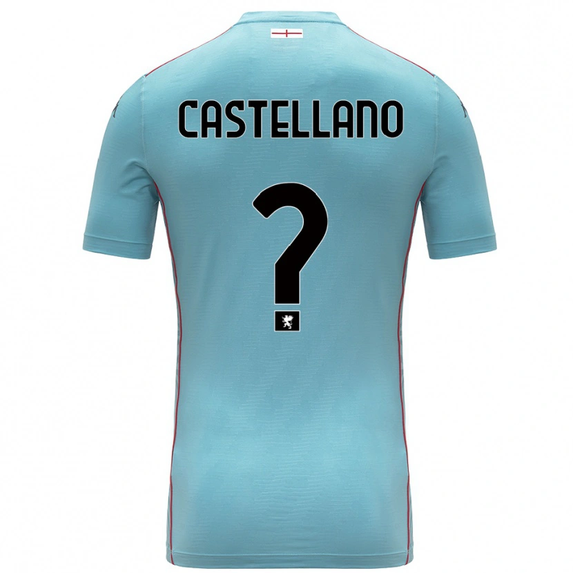 Danxen Dames Cristiano Castellano #0 Blauw Grijs Keepersshirt 2025/26 T-Shirt België