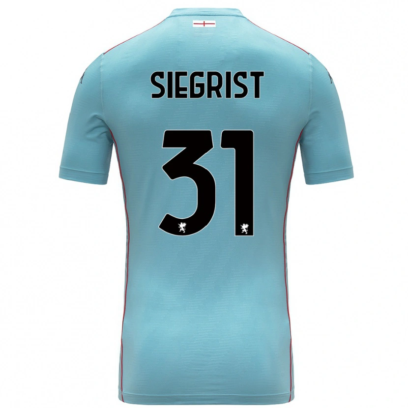 Danxen Dames Benjamin Siegrist #31 Blauw Grijs Keepersshirt 2025/26 T-Shirt België