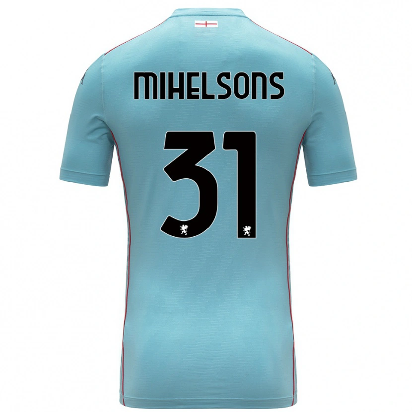 Danxen Dames Rendijs Mihelsons #31 Blauw Grijs Keepersshirt 2025/26 T-Shirt België