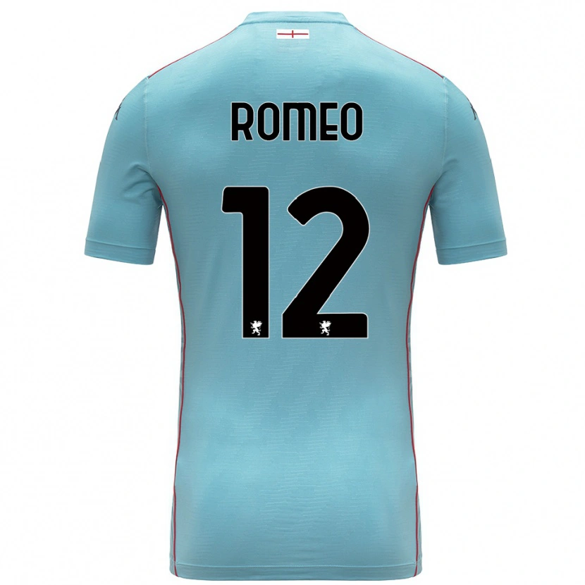 Danxen Dames Emanuele Romeo #12 Blauw Grijs Keepersshirt 2025/26 T-Shirt België