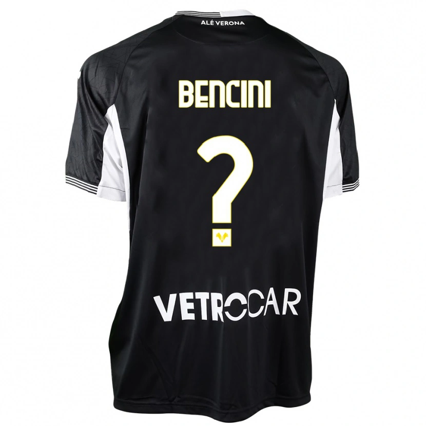Danxen Dames Mattia Bencini #0 Zwart Wit Keepersshirt 2025/26 T-Shirt België