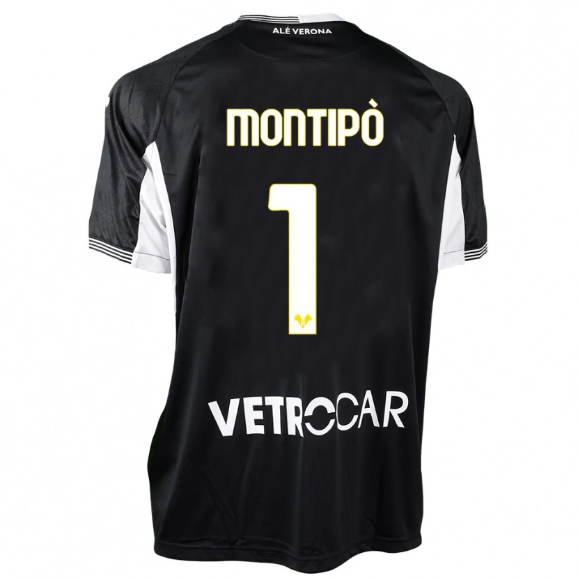 Danxen Dames Lorenzo Montipò #1 Zwart Wit Keepersshirt 2025/26 T-Shirt België