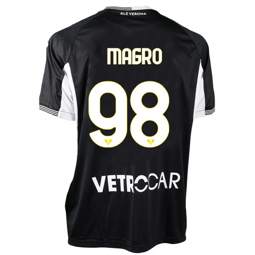Danxen Dames Federico Magro #98 Zwart Wit Keepersshirt 2025/26 T-Shirt België