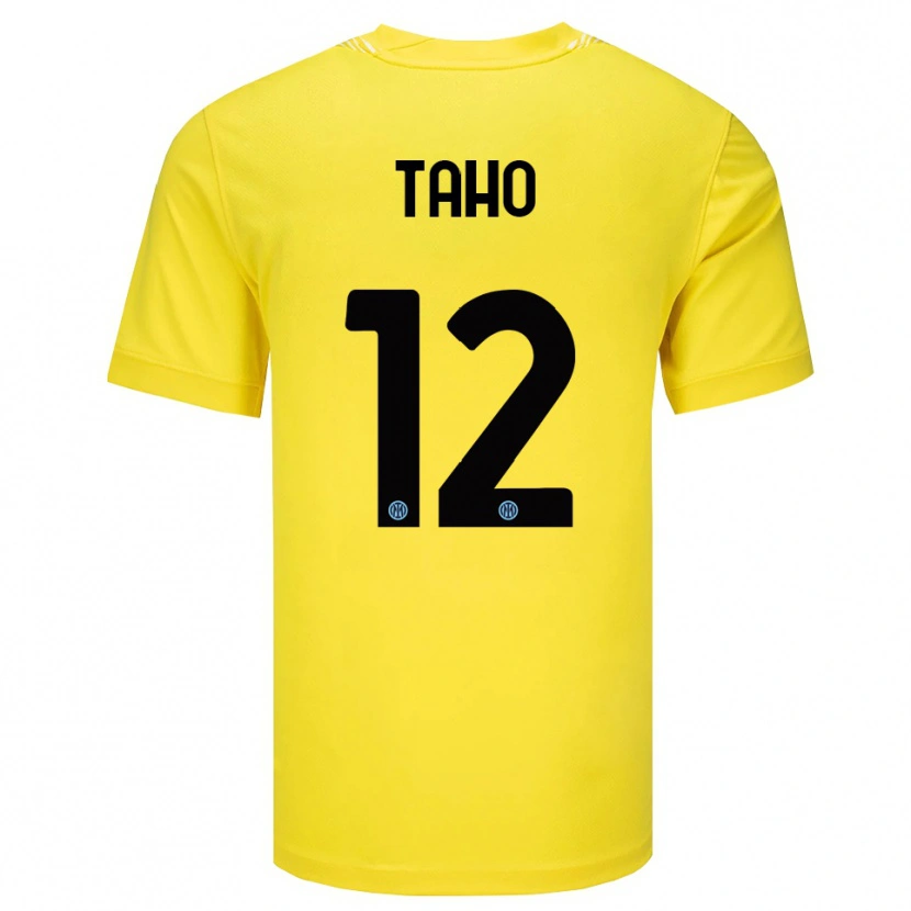 Danxen Dames Alain Taho #12 Licht Geel Zwart Keepersshirt 2025/26 T-Shirt België