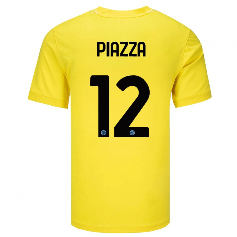 Danxen Dames Alessia Piazza #12 Licht Geel Zwart Keepersshirt 2025/26 T-Shirt België