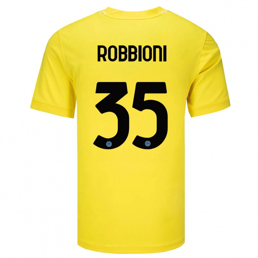 Danxen Dames Matilde Robbioni #35 Licht Geel Zwart Keepersshirt 2025/26 T-Shirt België
