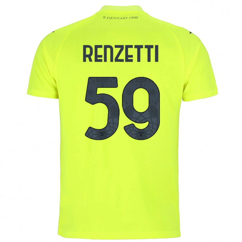 Danxen Dames Davide Renzetti #59 Fluorescerend Groen Keepersshirt 2025/26 T-Shirt België