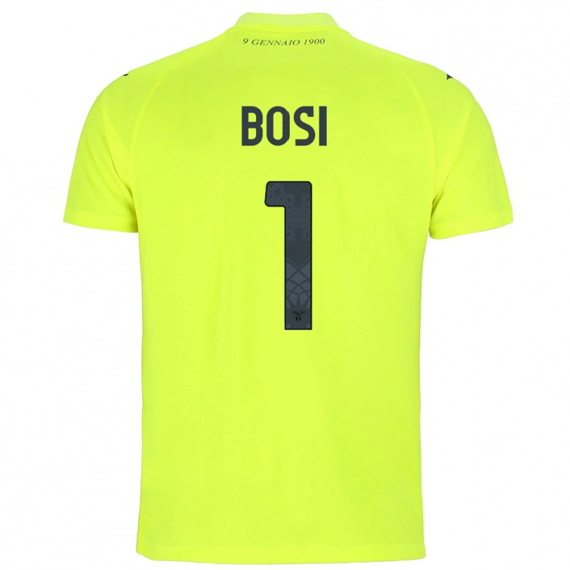 Danxen Dames Gioele Bosi #1 Fluorescerend Groen Keepersshirt 2025/26 T-Shirt België