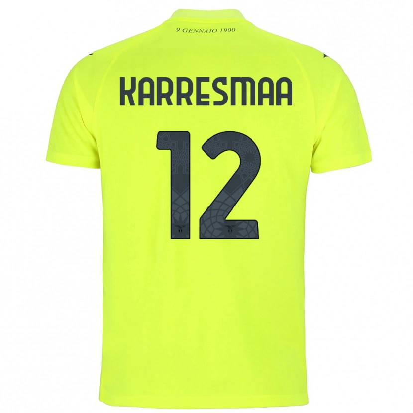 Danxen Dames Kerttu Karresmaa #12 Fluorescerend Groen Keepersshirt 2025/26 T-Shirt België