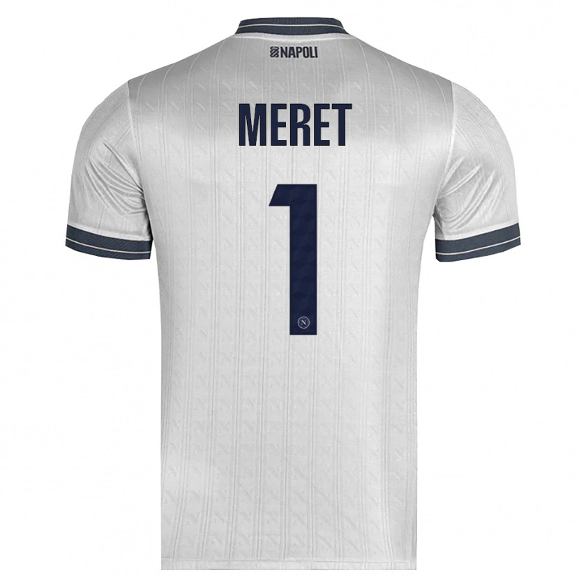 Danxen Dames Alex Meret #1 Lichtgrijs Keepersshirt 2025/26 T-Shirt België