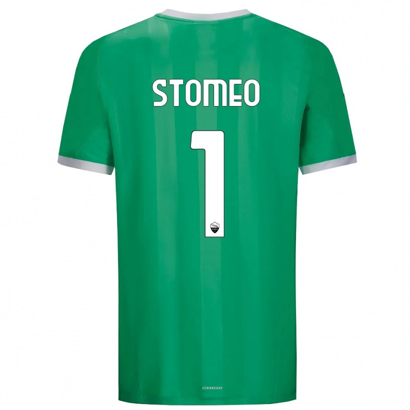 Danxen Dames Giorgio Stomeo #1 Groen Wit Keepersshirt 2025/26 T-Shirt België