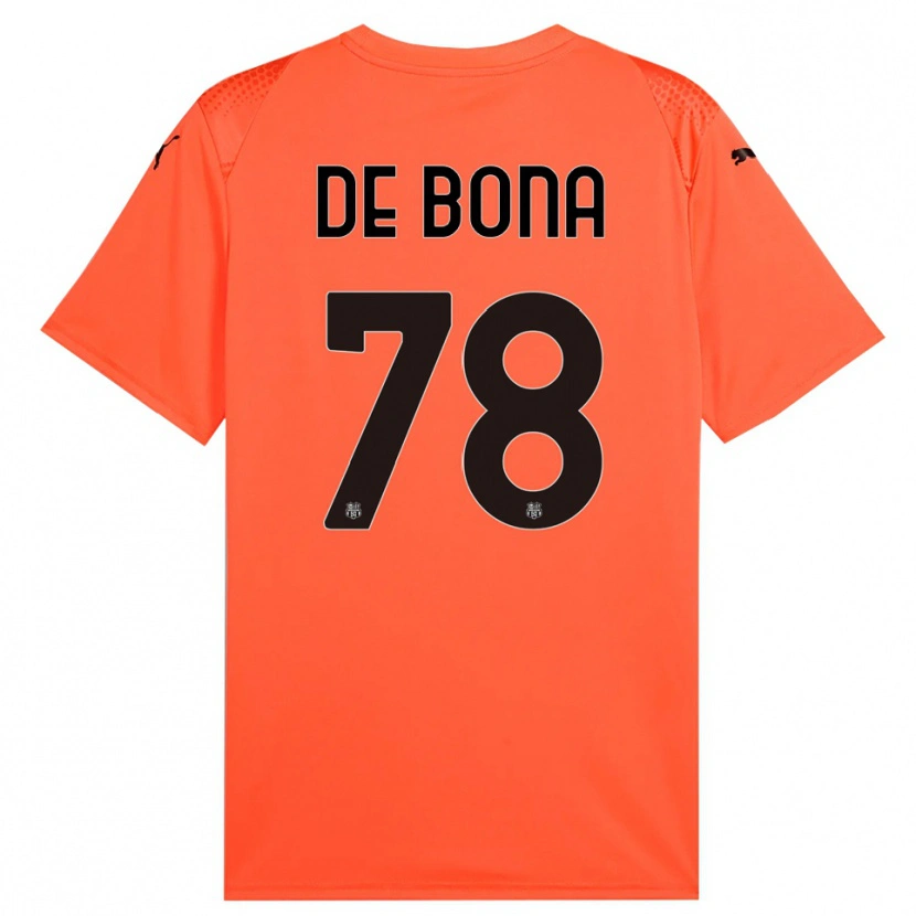 Danxen Dames Francesca De Bona #78 Oranje Zwart Keepersshirt 2025/26 T-Shirt België