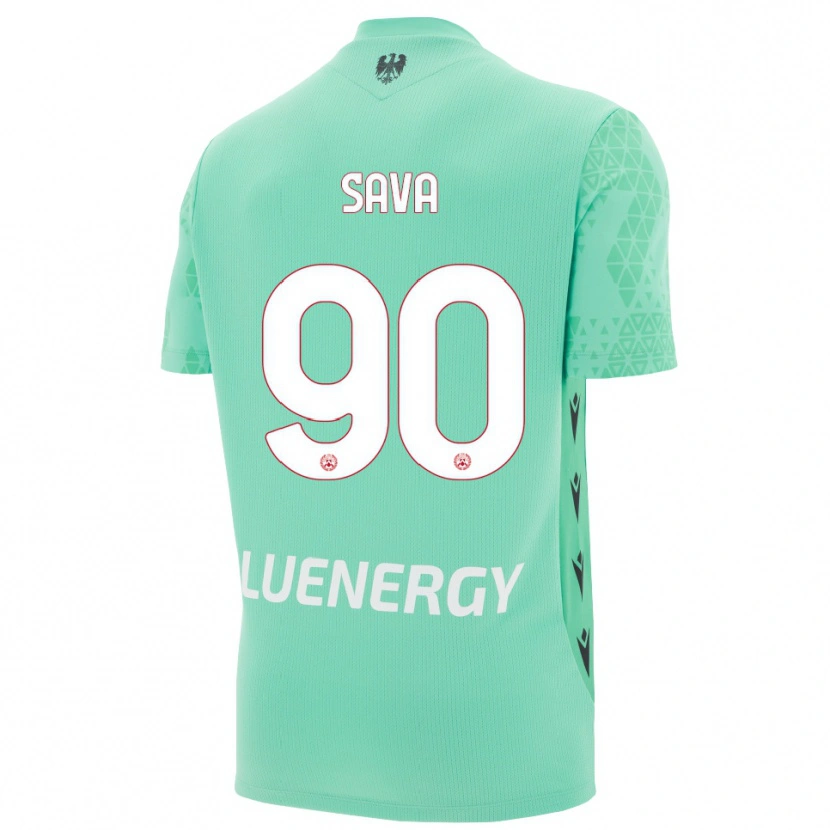 Danxen Dames Răzvan Sava #90 Aquamarijn Zwart Keepersshirt 2025/26 T-Shirt België
