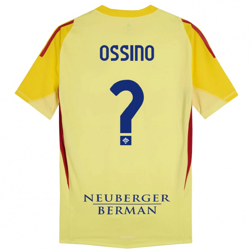 Danxen Dames Daniel Ossino #0 Licht Geel Zwart Keepersshirt 2025/26 T-Shirt België