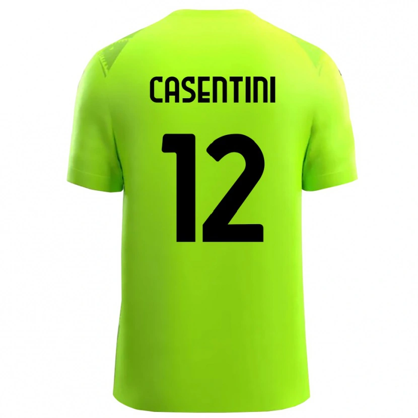 Danxen Dames Gabriele Casentini #12 Gras Groen Zwart Keepersshirt 2025/26 T-Shirt België