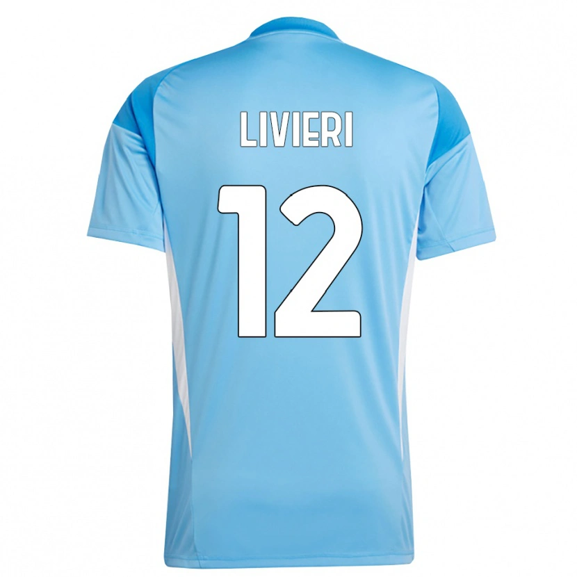 Danxen Dames Alessandro Livieri #12 Hemelsblauw Wit Keepersshirt 2025/26 T-Shirt België