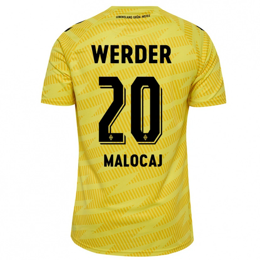 Danxen Dames Edinjo Malocaj #20 Geel Zwart Keepersshirt 2025/26 T-Shirt België