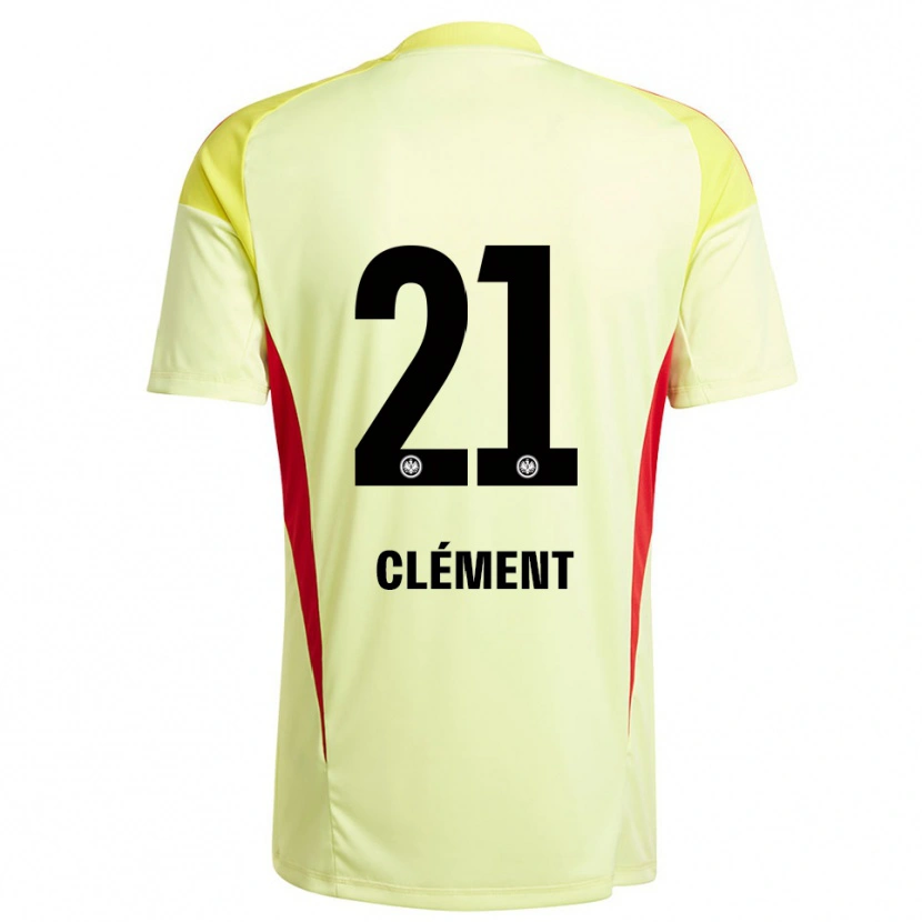Danxen Dames Noah Clément #21 Licht Geel Zwart Keepersshirt 2025/26 T-Shirt België