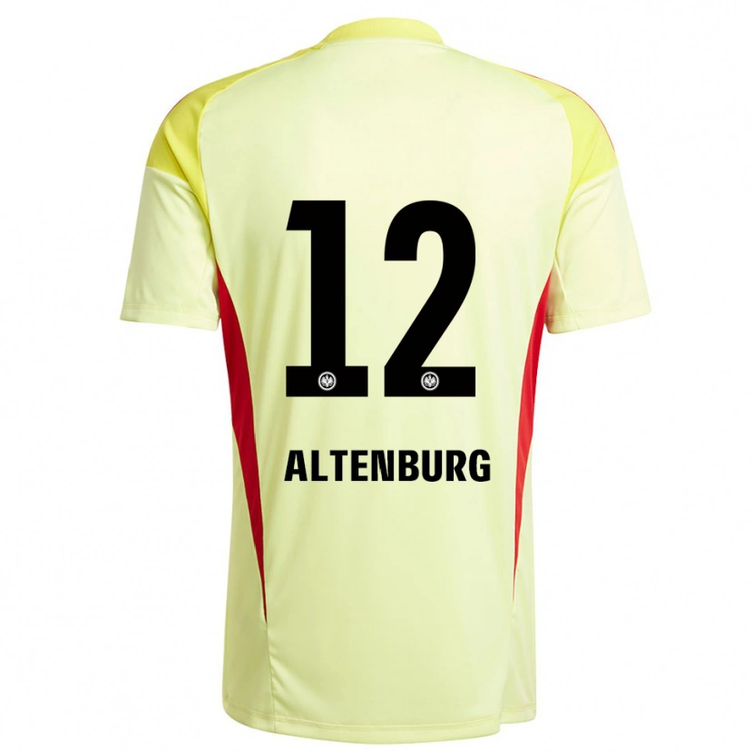 Danxen Dames Lina Altenburg #12 Licht Geel Zwart Keepersshirt 2025/26 T-Shirt België