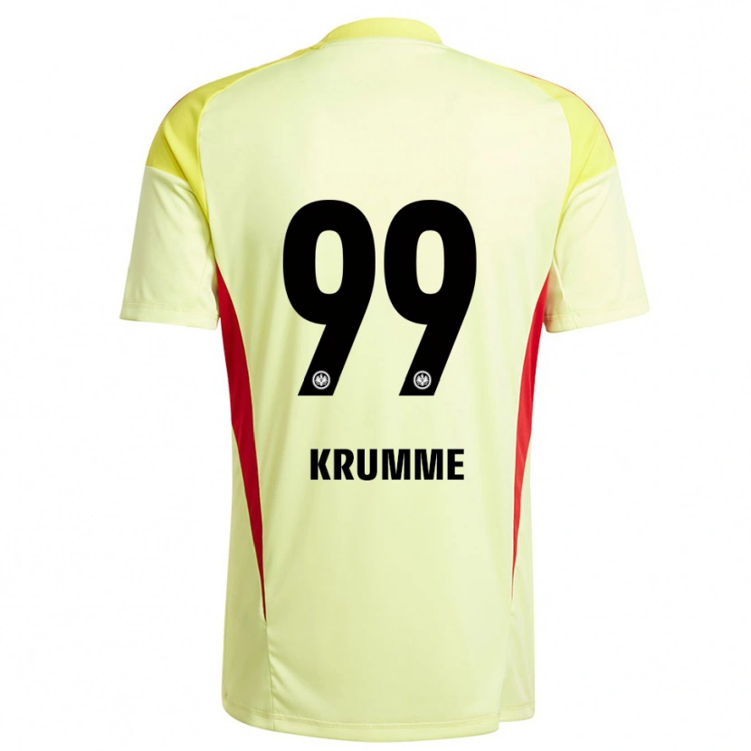 Danxen Dames Janne Krumme #99 Licht Geel Zwart Keepersshirt 2025/26 T-Shirt België