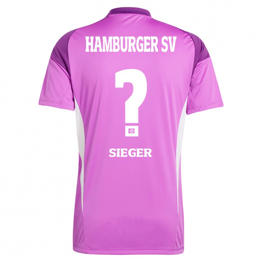 Danxen Dames Laura Sieger #0 Lila Wit Paars Keepersshirt 2025/26 T-Shirt België