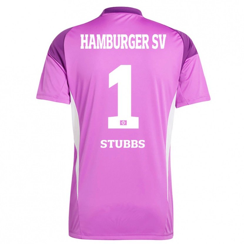 Danxen Dames James Stubbs #1 Lila Wit Paars Keepersshirt 2025/26 T-Shirt België