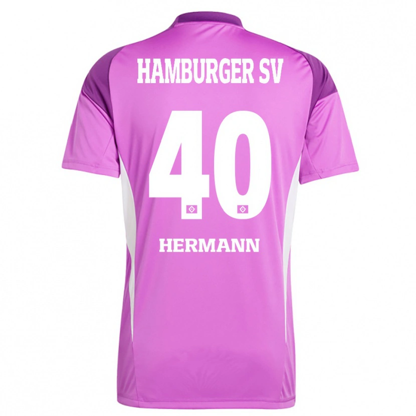 Danxen Dames Hannes Hermann #40 Lila Wit Paars Keepersshirt 2025/26 T-Shirt België