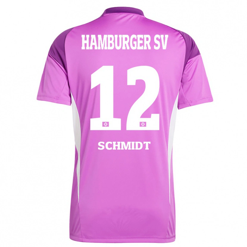 Danxen Dames Bennet Schmidt #12 Lila Wit Paars Keepersshirt 2025/26 T-Shirt België