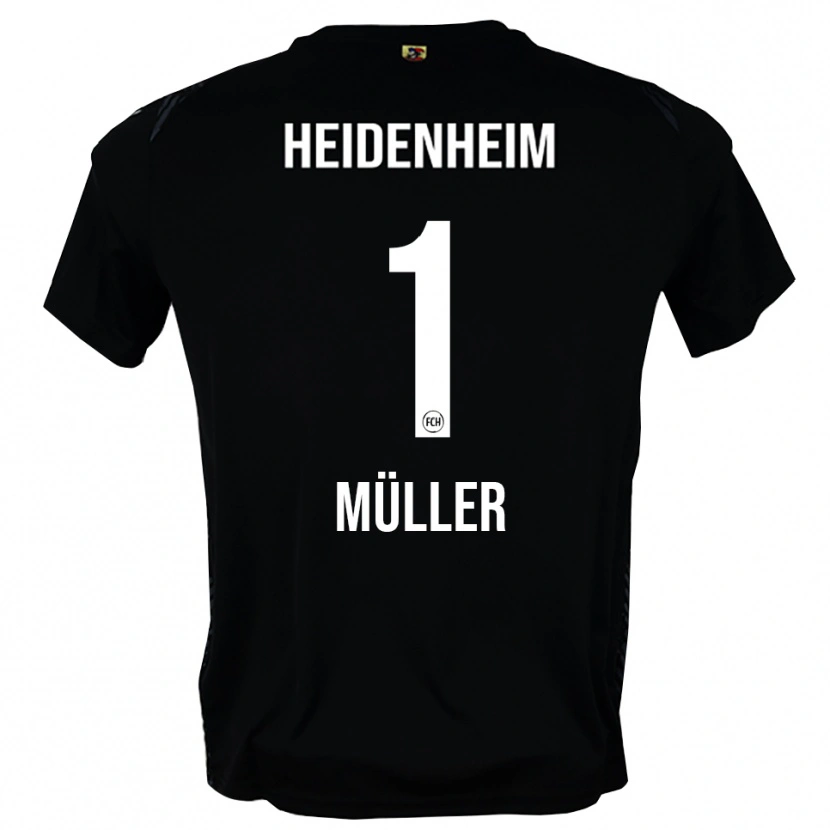 Danxen Dames Kevin Müller #1 Donkergrijs Zwart Keepersshirt 2025/26 T-Shirt België