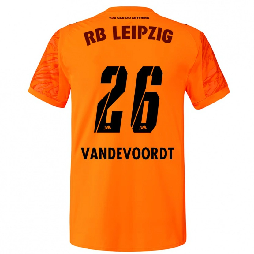 Danxen Dames Maarten Vandevoordt #26 Oranje Rood Keepersshirt 2025/26 T-Shirt België