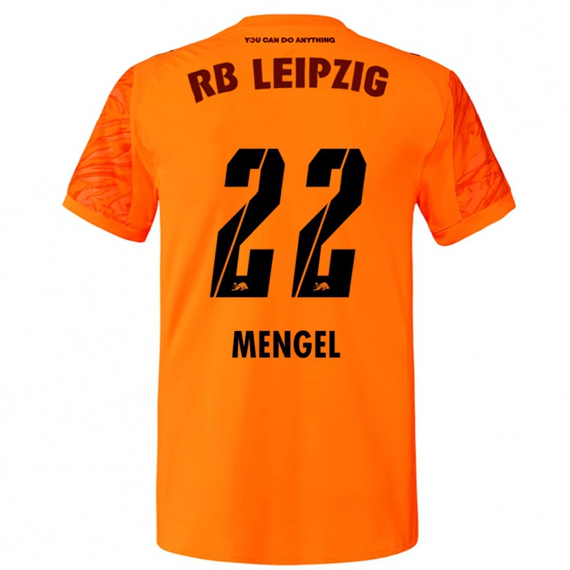 Danxen Dames Luca Mengel #22 Oranje Rood Keepersshirt 2025/26 T-Shirt België