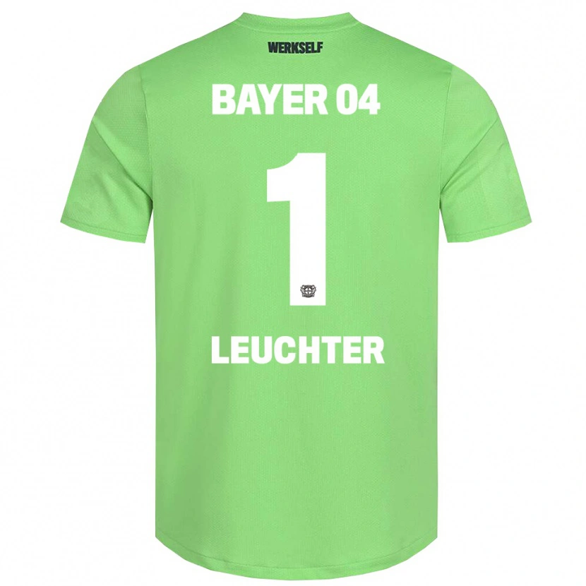 Danxen Dames Julian Leuchter #1 Licht Groen Wit Keepersshirt 2025/26 T-Shirt België