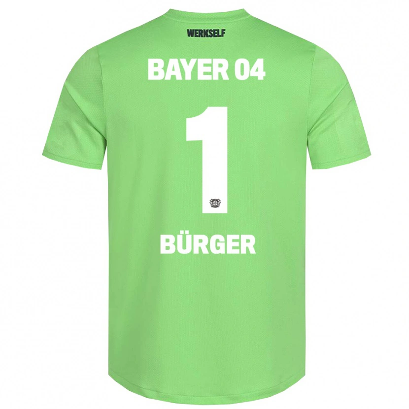 Danxen Dames Elias Bürger #1 Licht Groen Wit Keepersshirt 2025/26 T-Shirt België