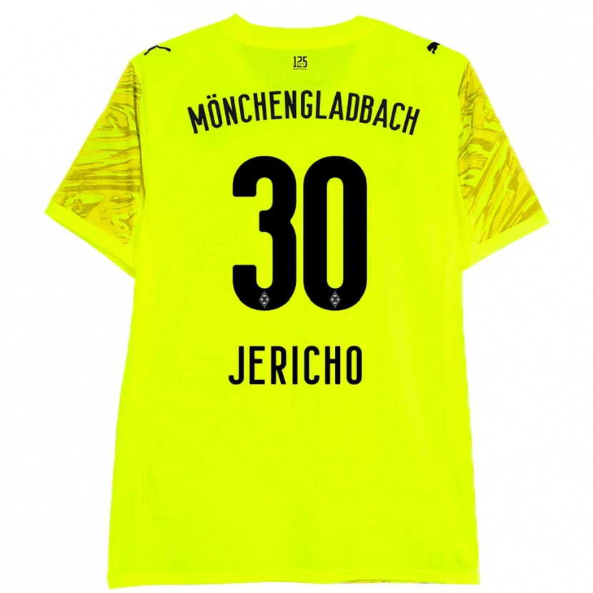 Danxen Dames Aidan Jericho #30 Geel Zwart Keepersshirt 2025/26 T-Shirt België