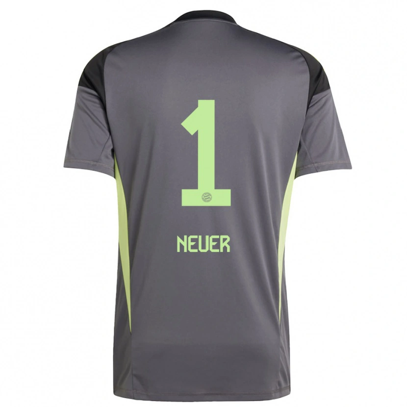 Danxen Dames Manuel Neuer #1 Zwart Groen Geel Keepersshirt 2025/26 T-Shirt België