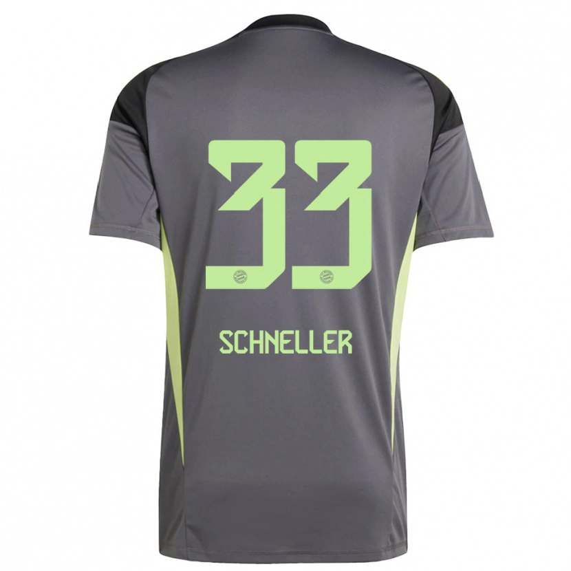 Danxen Dames Lukas Schneller #33 Zwart Groen Geel Keepersshirt 2025/26 T-Shirt België