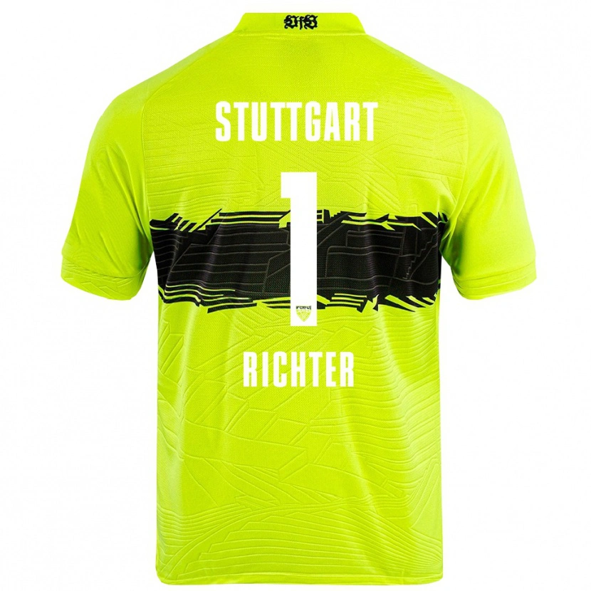 Danxen Dames Nils Richter #1 Groen Geel Zwart Keepersshirt 2025/26 T-Shirt België