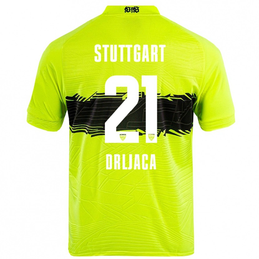 Danxen Dames Stefan Drljaca #21 Groen Geel Zwart Keepersshirt 2025/26 T-Shirt België