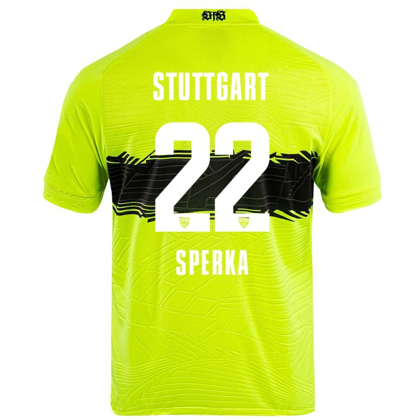 Danxen Dames Bastian Sperka #22 Groen Geel Zwart Keepersshirt 2025/26 T-Shirt België