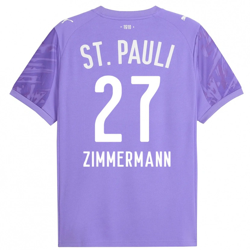 Danxen Dames Tara Zimmermann #27 Medium Paars Zwart Keepersshirt 2025/26 T-Shirt België