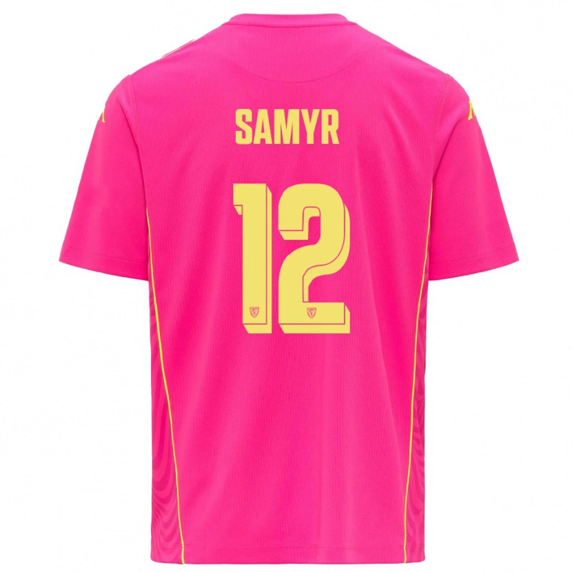 Danxen Dames Walid Samyr #12 Diep Roze Geel Keepersshirt 2025/26 T-Shirt België