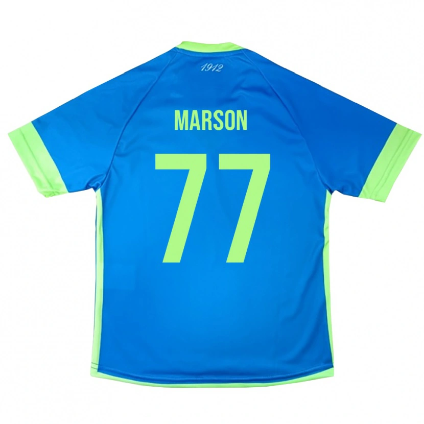 Danxen Dames Leonardo Marson #77 Blauw Groen Geel Keepersshirt 2025/26 T-Shirt België