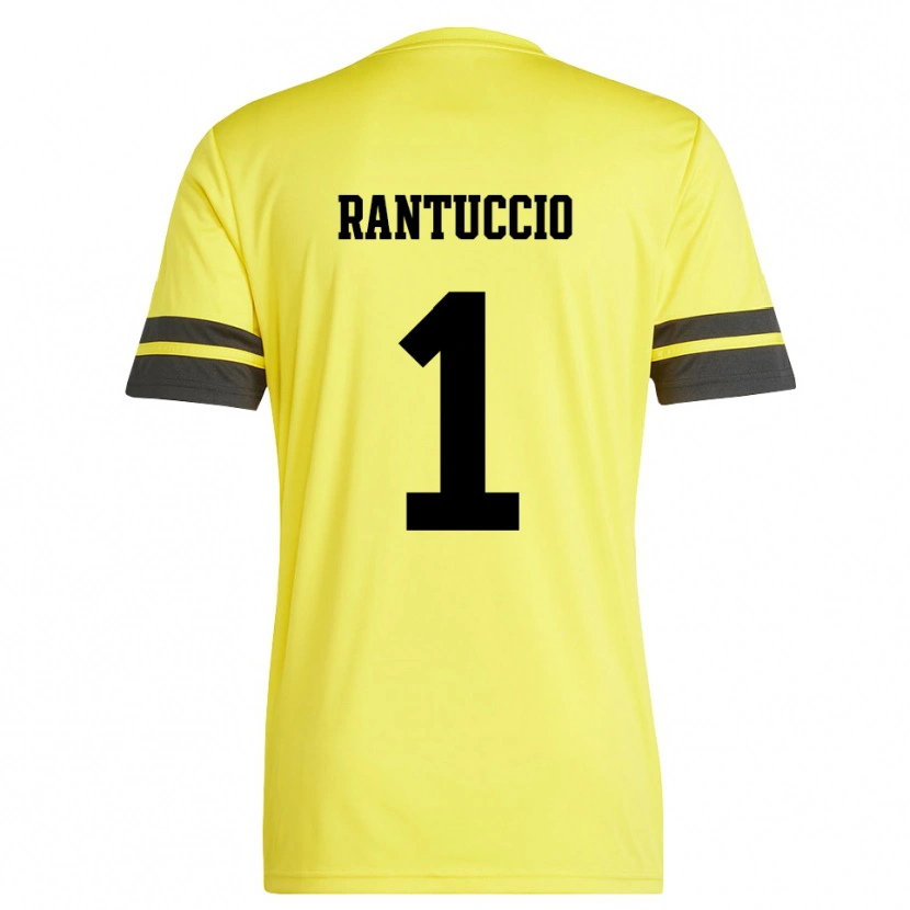 Danxen Dames Carmelo Rantuccio #1 Geel Zwart Keepersshirt 2025/26 T-Shirt België