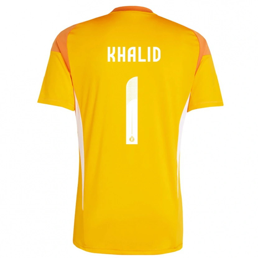 Danxen Dames Sara Khalid #1 Oranje Geel Wit Keepersshirt 2025/26 T-Shirt België