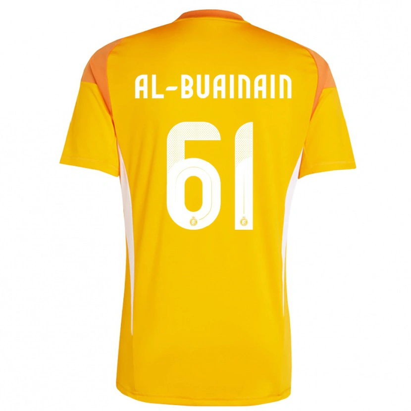Danxen Dames Mubarak Al-Buainain #61 Oranje Geel Wit Keepersshirt 2025/26 T-Shirt België